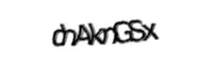 Security check image, please type the characters shown
